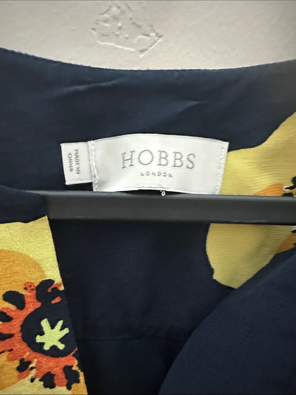 Hobbs London Faye Blue Floral Tunic Dress US Size 8 - Picture 2 of 4